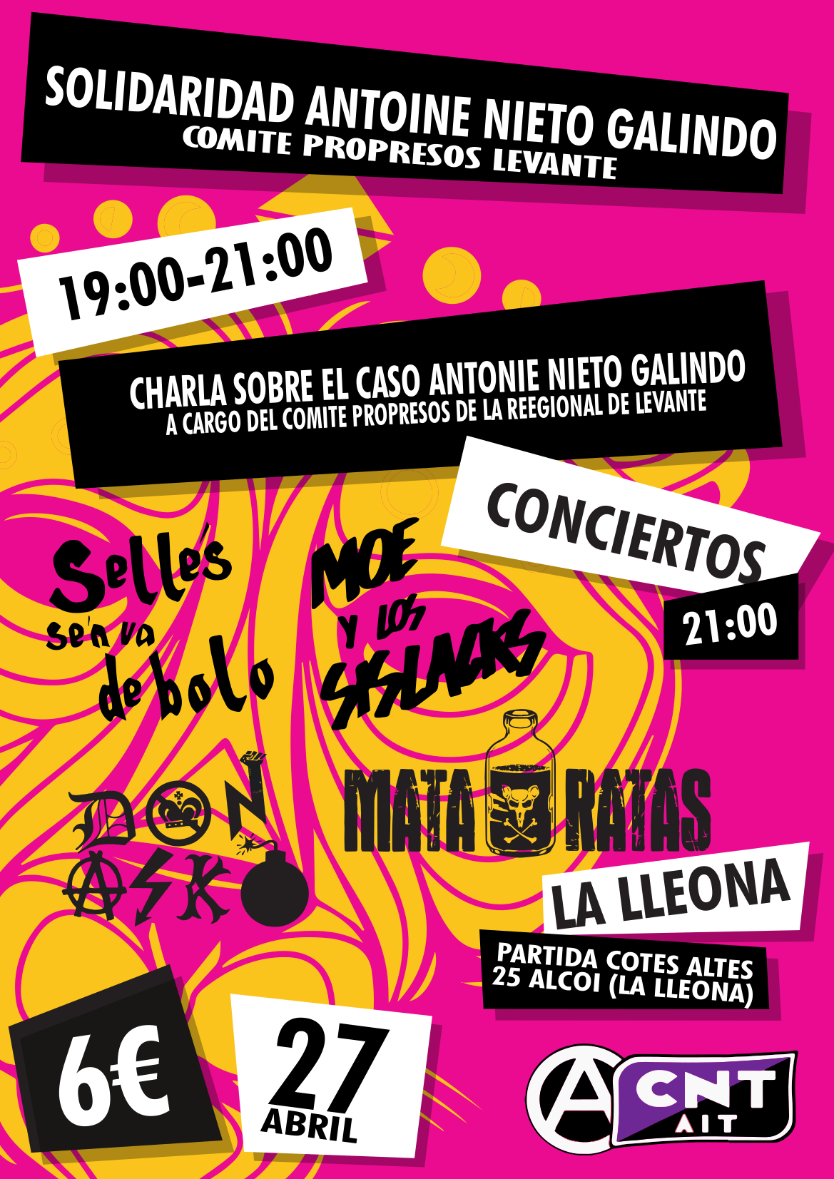 Concierto solidario en beneficio de Antoine Nieto Galindo