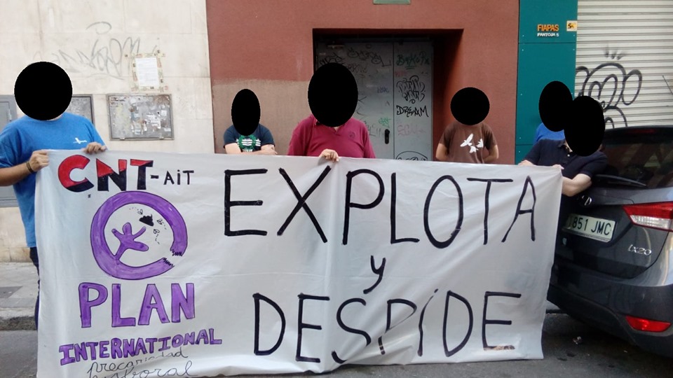 Readmitidas compañeras de Plan Internacional de CNT-AIT Granada por la presión sindical