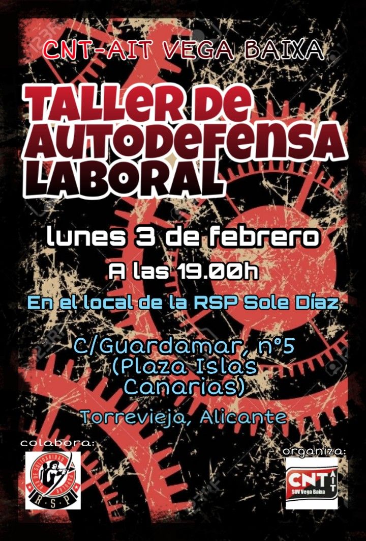 Taller de autodefensa laboral en Torrevieja