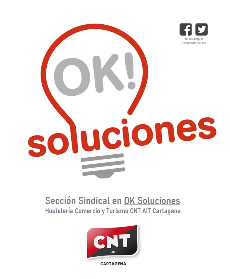 Constituida sección sindical en OK Soluciones y suministros de Cartagena