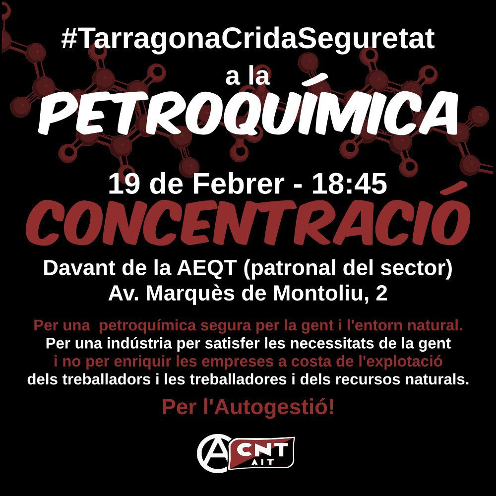 Concentración por una petroquímica segura