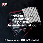 [25 marzo] Presentación de «La policía. Un análisis crítico»